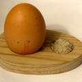 Coquetier en chataignier 